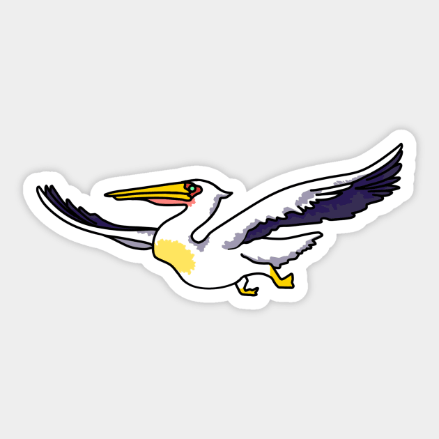 Pelican Sticker by PattyT